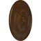 Ekena Millwork Wigan Ceiling Medallion, Hand-Painted Root Beer Crackle, 29 3/4"OD x 1 1/2"P CM29WGRBC - alternate 5